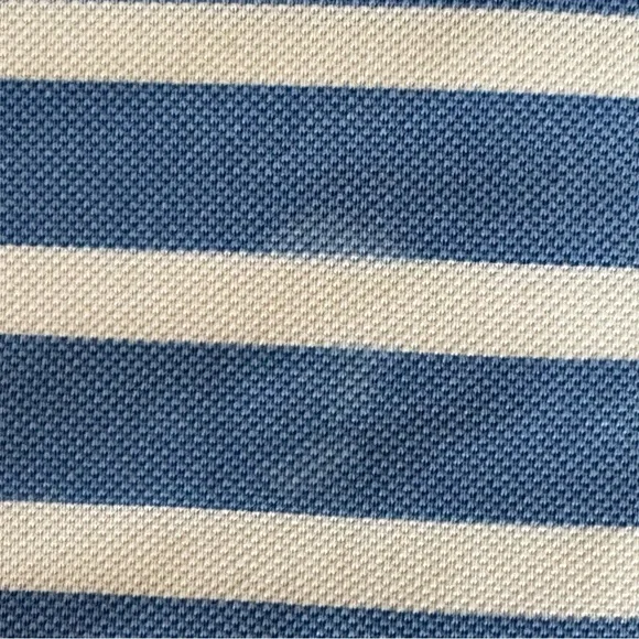 Vintage Lacoste Blue Striped Polo Shirt - Picture 12 of 12